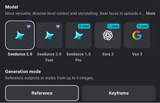 Seedance 2.0 全球上线，登顶 Artificial Analysis 视频排行榜