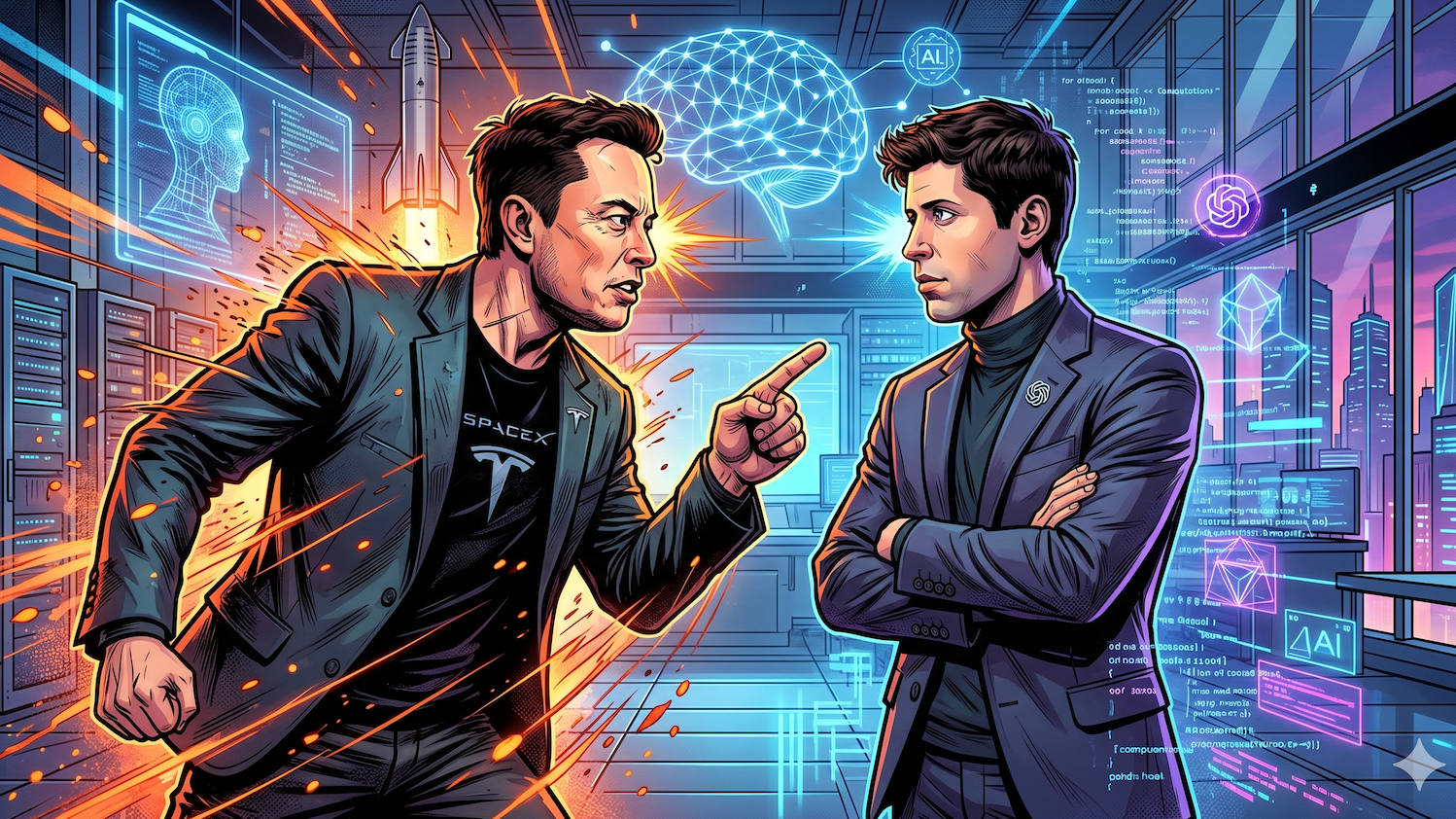 硅谷世纪审判：马斯克与奥特曼的“权力游戏”与“AI迷局”