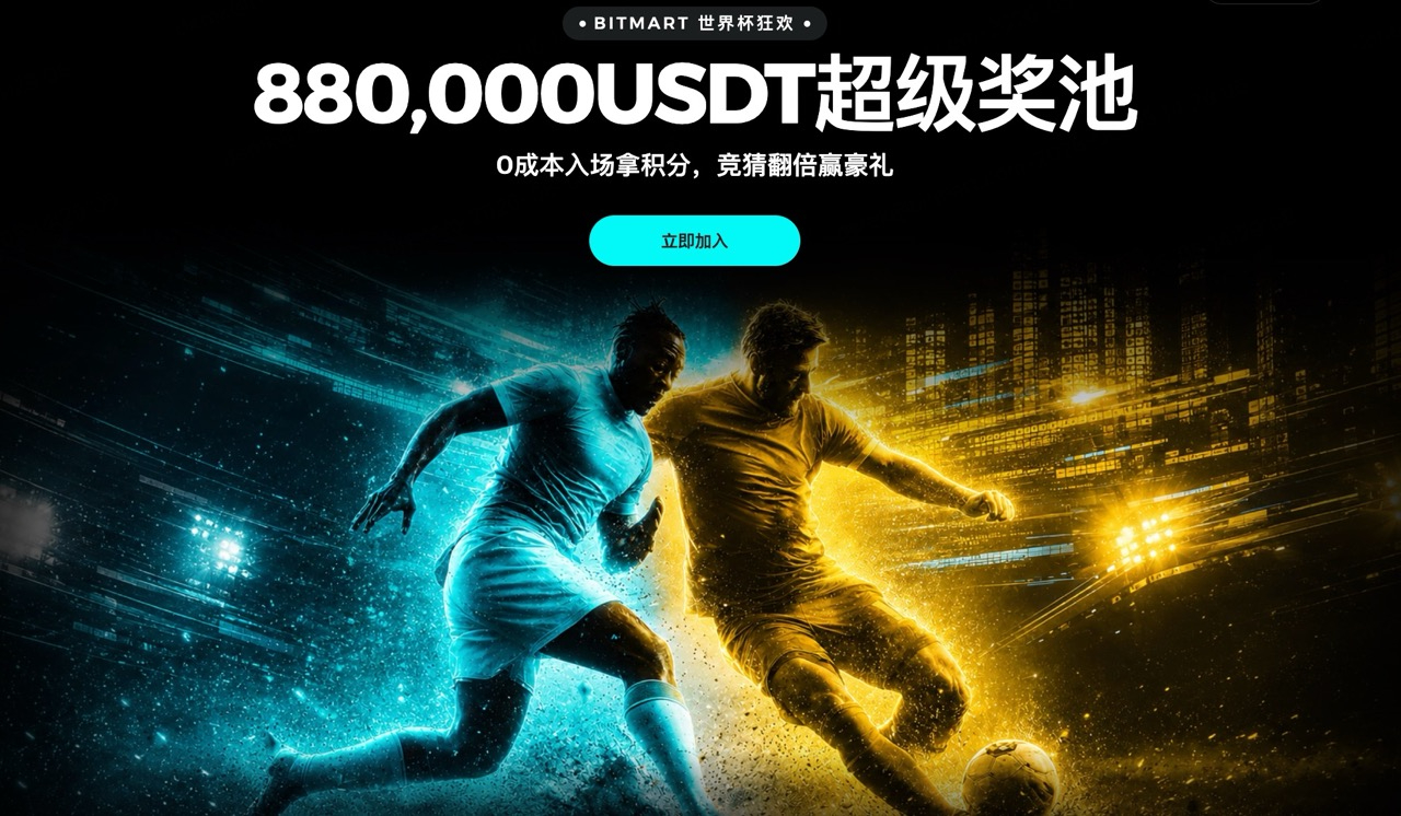 BitMart推出世界杯竞猜活动,总奖池达880,000 USDT