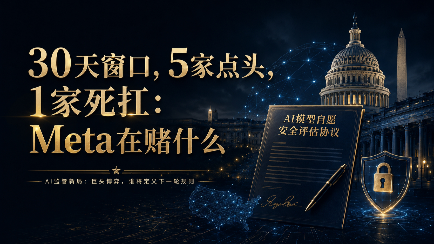 30天窗口,5家点头,1家死扛:Meta在赌什么