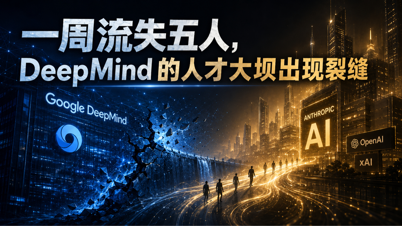 一周流失五人，DeepMind 的人才大坝出现裂缝