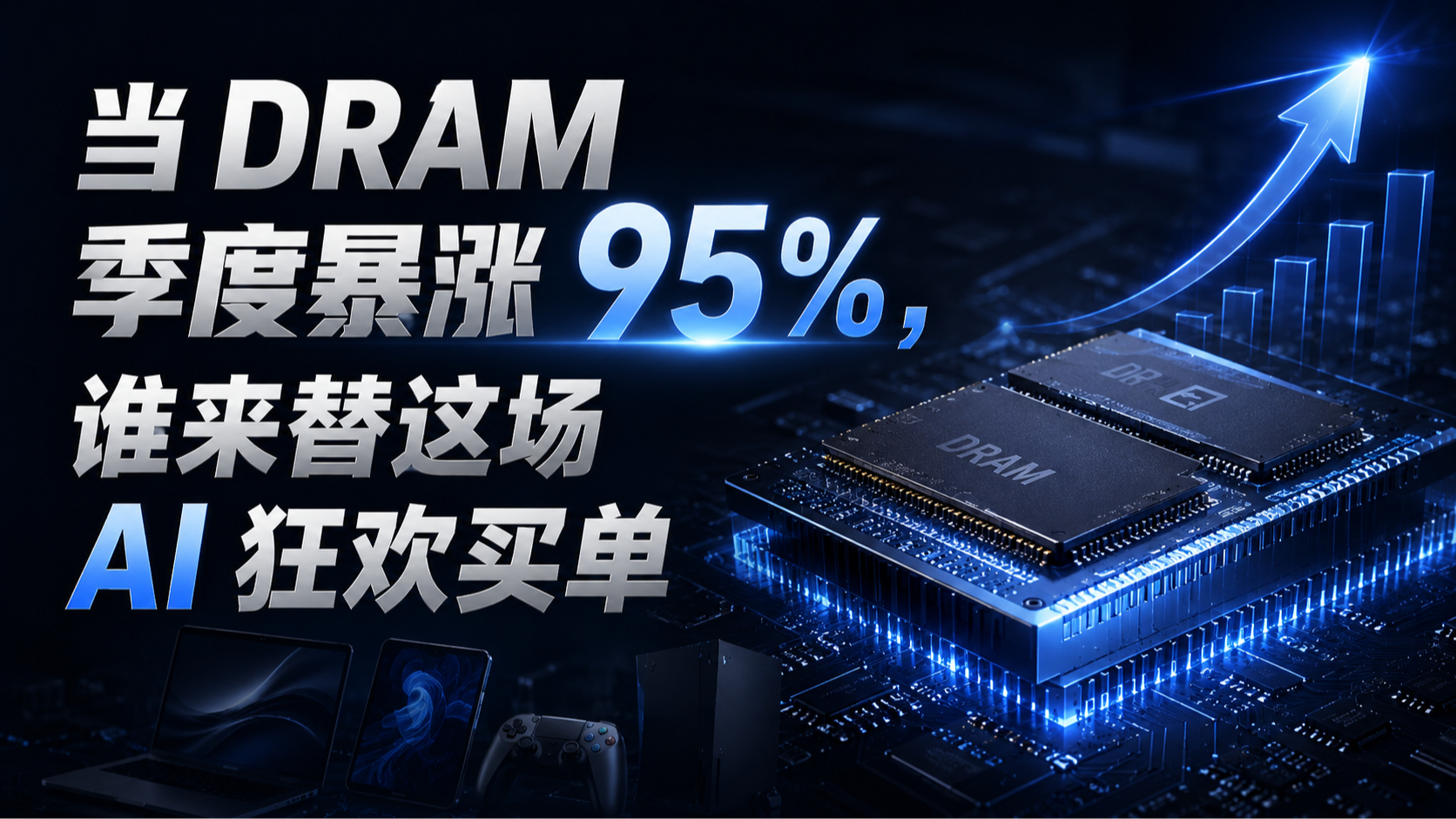 当 DRAM 季度暴涨 95%，谁来替这场 AI 狂欢买单
