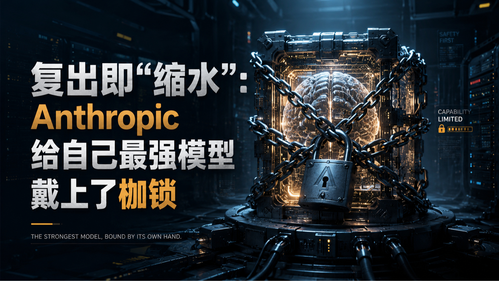 复出即"缩水":Anthropic给自己最强模型戴上了枷锁