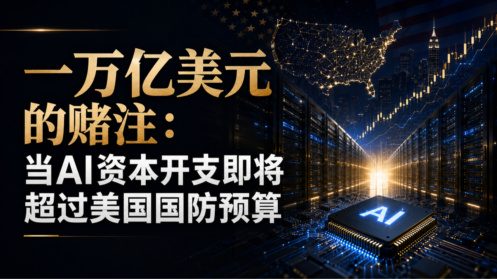 一万亿美元的赌注：当AI资本开支即将超过美国国防预算